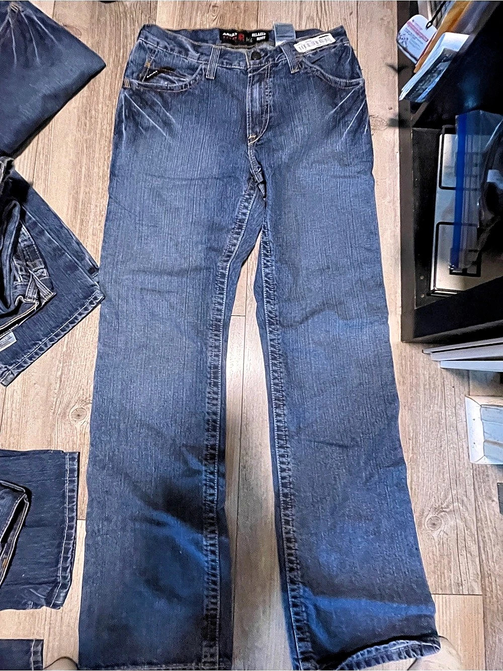 Ariat fr Relaxed Boot Bootcut Jeans Blue Waist 32x34